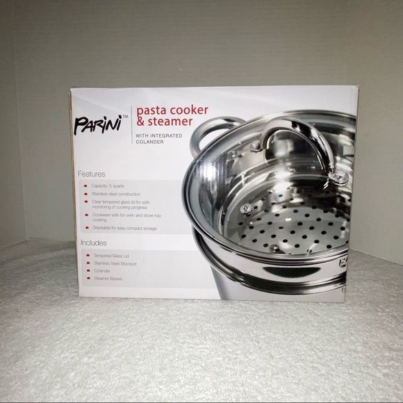 🆕 Parini Pasta Cooker & Steamer (NWOT) - Picture 4 of 5